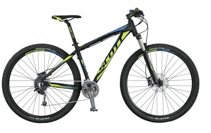 czarno-żółty rower MTB scott
