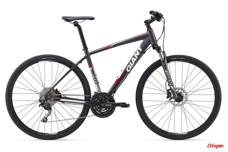czarny rower crossowy giant
