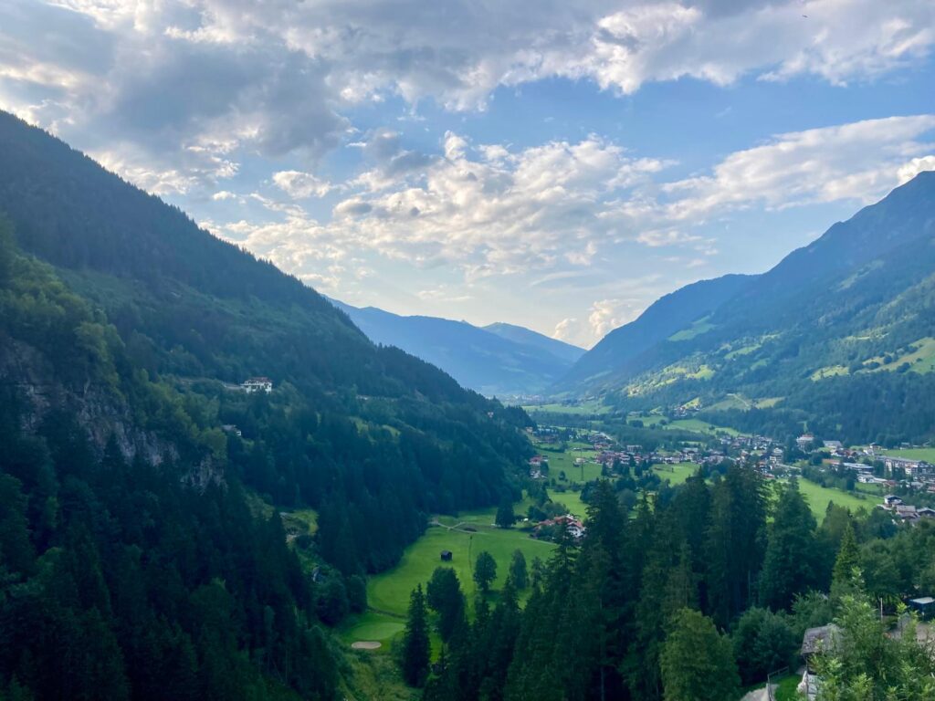 alpe adria radweg widok na góry