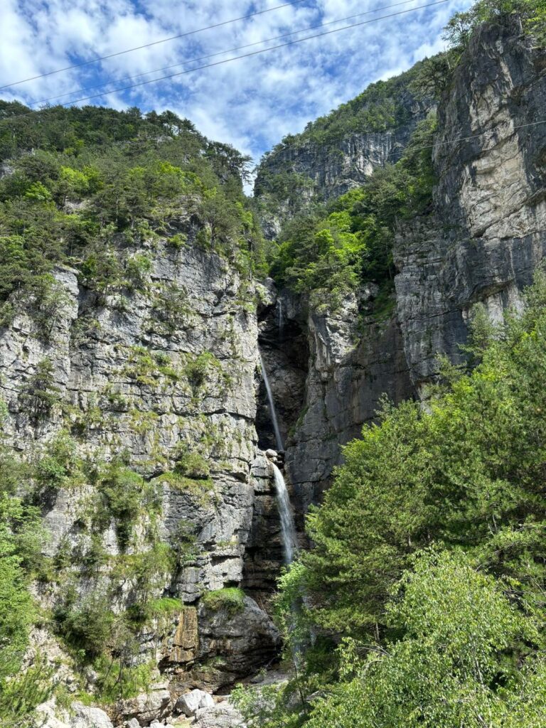 wodospad przy alpe adria radweg