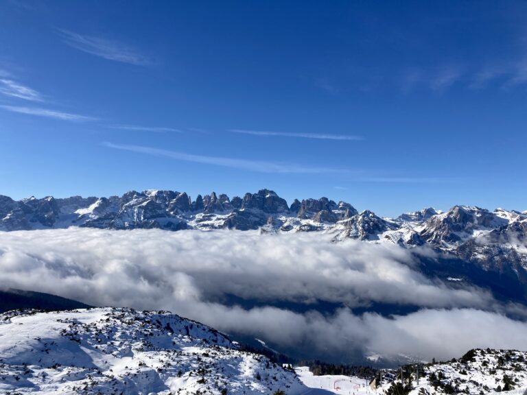 widok na Andy w Carezza Andalo