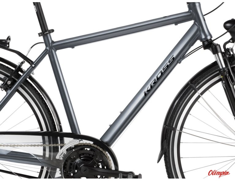 Rower Kross Trans 2.0 SR grafitowy/czarny połysk 2022 Rowery Kross