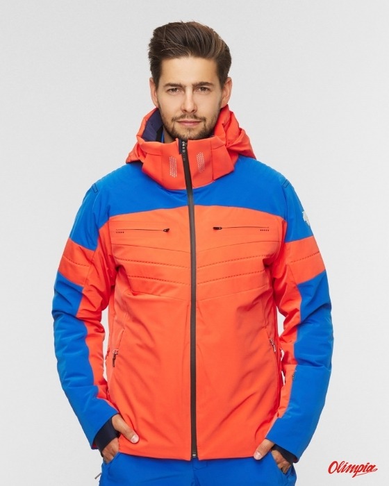 descente orange ski jacket