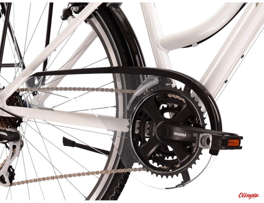 Rower Kross Trans 3.0 biały/szary połysk 2023 ROWERY Kross