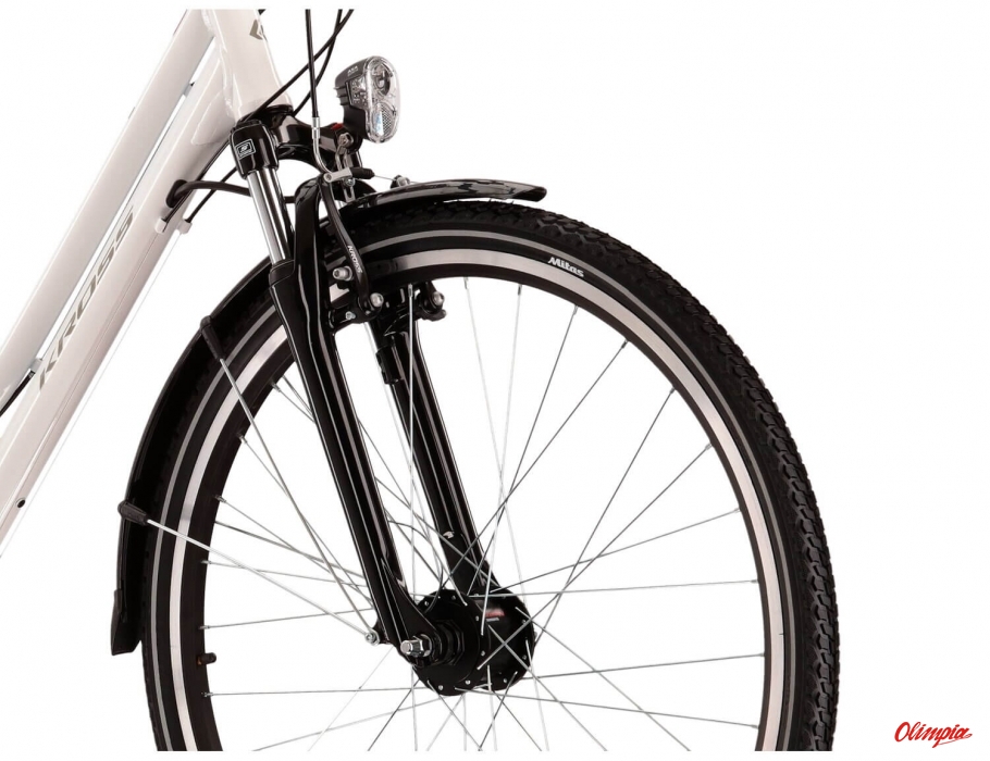 Rower Kross Trans 3.0 biały/szary połysk 2023 ROWERY Kross