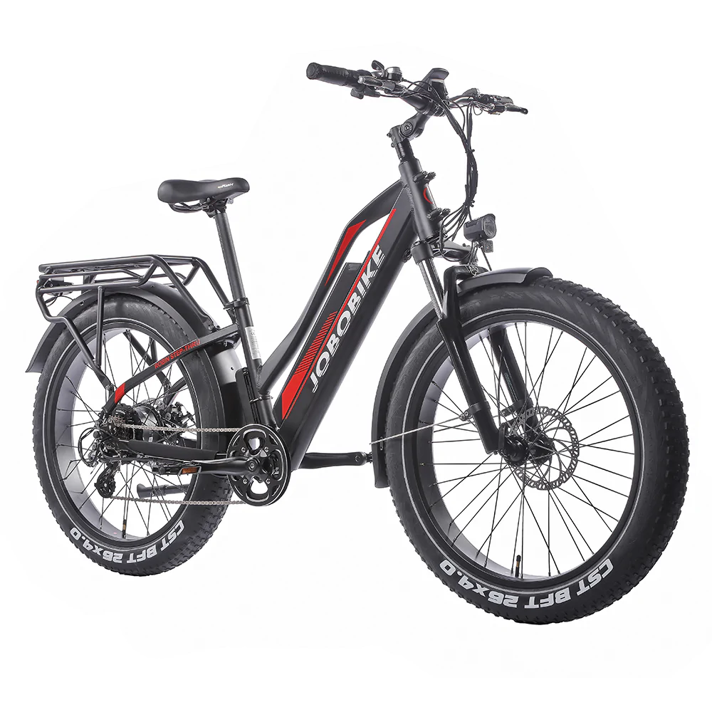 Rower elektryczny JOBOBIKE Robin Fatbike black DAMSKI 2022 Rowery