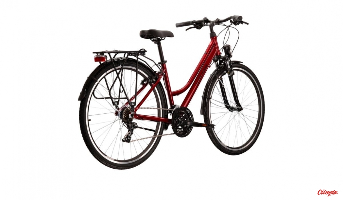 Rower Kross Trans 1.0 rubinowy/czarny połysk 2023 ROWERY Kross Największy wybór! Najlepsze